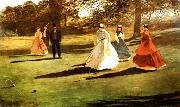 Winslow Homer Croquet Players oil painting